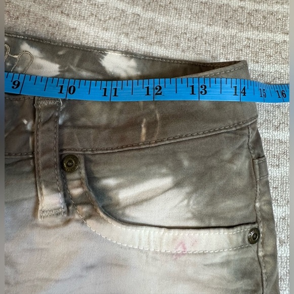 Robin's Jean Vintage Sz 27 Woman’s Embroidered Tie Dye Skinny Stretch - Picture 9 of 13